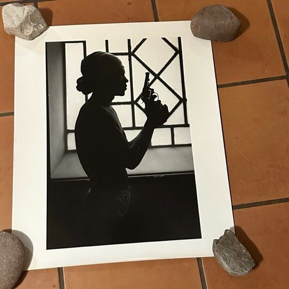 Fine Art Photograph Silver Gelatin Print Janine Gordon Signed 20x24" B/W Gangs - Picture 2 of 5